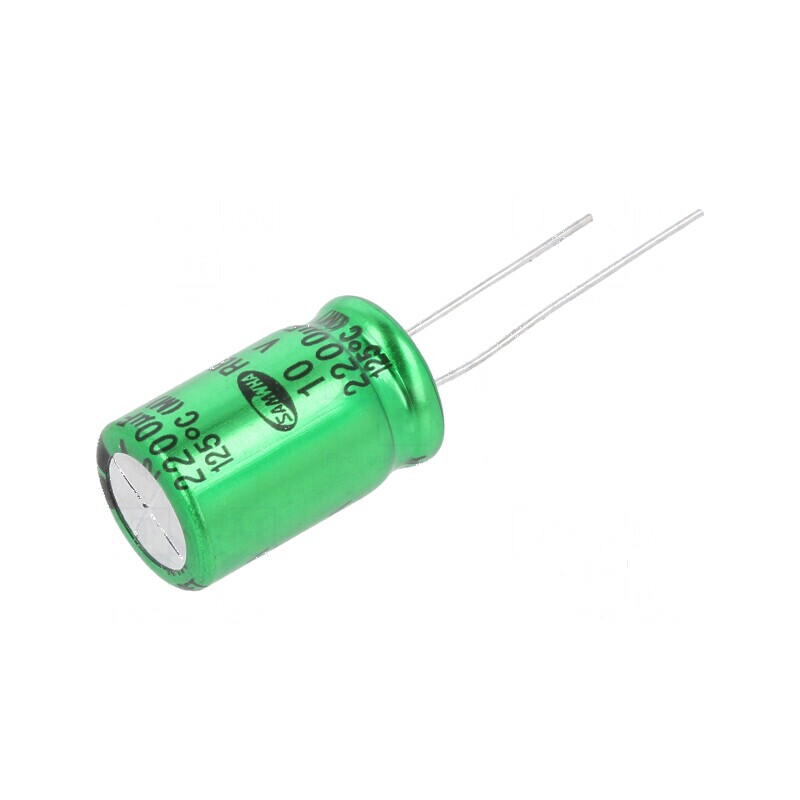 Condensator electrolitic THT 2200uF 10VDC Ø12,5x20mm ±20% | Electronic-mag.ro | Componente Electronice