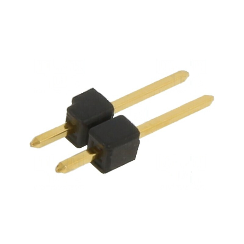 Conector şiruri pini tată 2 drept 2,54mm THT | Electronic-mag.ro | Componente Electronice Conector şiruri pini tată 2 drept 2,54mm THT | Electronic-mag.ro | Componente Electronice