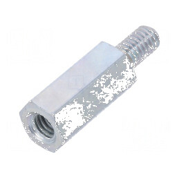 Piuliță distanțieră filetată 15mm M4 | Electronic-mag.ro | Componente Electronice
