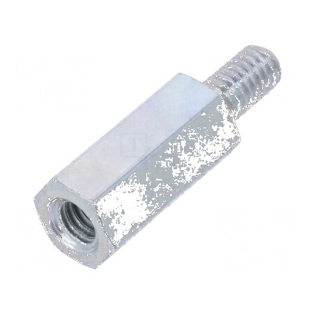 Piuliță distanțieră filetată 15mm M4 | Electronic-mag.ro | Componente Electronice