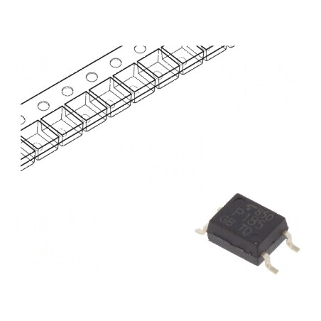 Optocuplor SMD 3,75kV 80V SO6 | Electronic-mag.ro | Componente Electronice