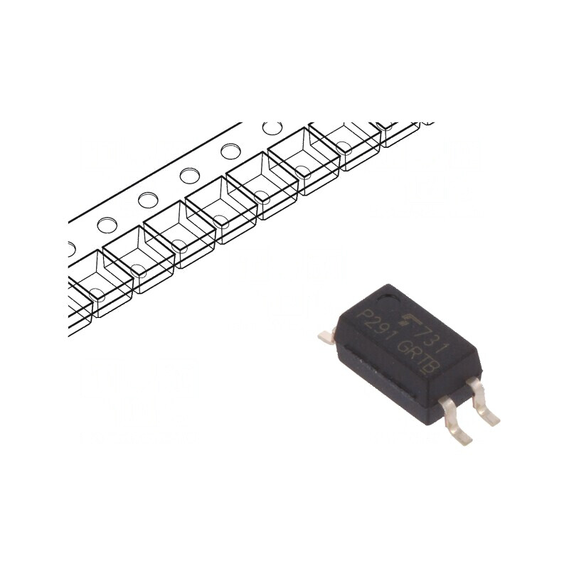 Optocuplor SMD 3,75kV 80V SO4 cu 1 Canal și Ieșire Tranzistori | Electronic-mag.ro | Componente Electronice Optocuplor SMD 3,75kV 80V SO4 cu 1 Canal și Ieșire Tranzistori | Electronic-mag.ro | Componente Electronice