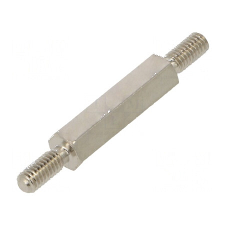 Piuliță distanțieră filetată 15mm M2.5 hexagonală | Electronic-mag.ro | Componente Electronice