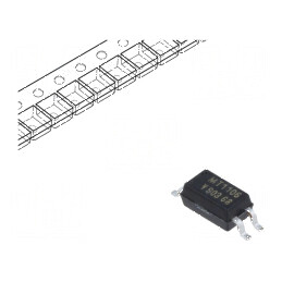 Optocuplor SMD 3,75kV 70V Tranzistori Ch: 1 OUT | Electronic-mag.ro | Componente Electronice