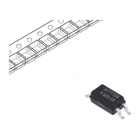Optocuplor SMD 3,75kV 70V Tranzistori Ch: 1 OUT | Electronic-mag.ro | Componente Electronice