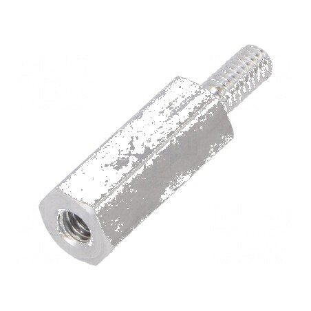 Piuliță distanțieră filetată 12mm M2,5 hexagonală | Electronic-mag.ro | Componente Electronice