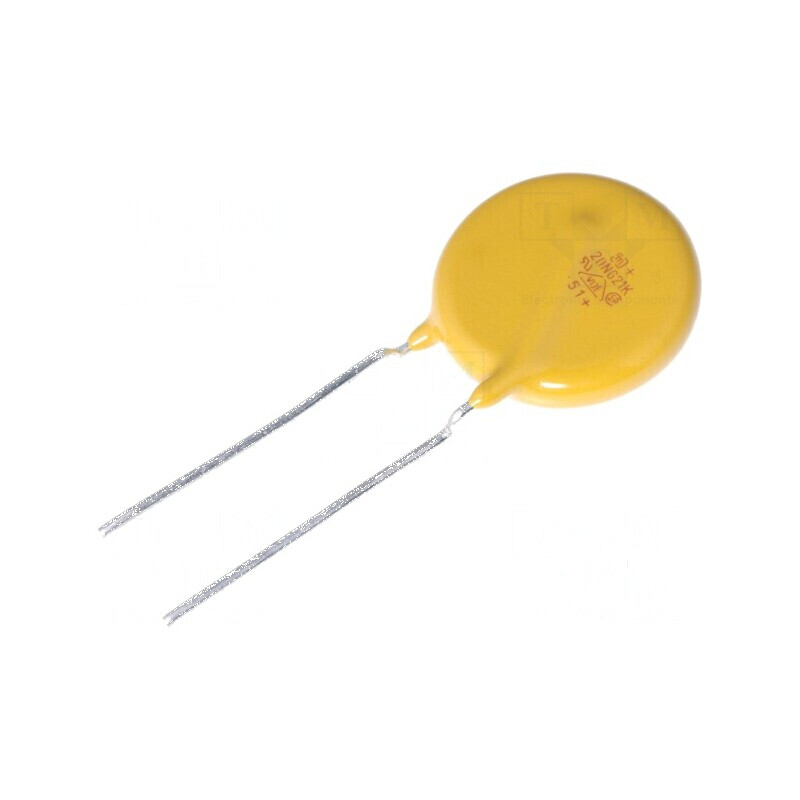 Varistor oxid de metal 385VAC 505VDC 620V ±10% 6,5kA | Electronic-mag.ro | Componente Electronice Varistor oxid de metal 385VAC 505VDC 620V ±10% 6,5kA | Electronic-mag.ro | Componente Electronice
