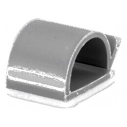 Baze autoadezive pentru coliere, 13,2mm, PVC gri | Electronic-mag.ro | Componente Electronice