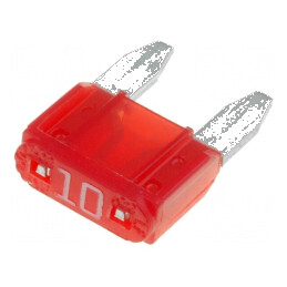 Siguranță auto 10A 32VDC Mini 10,9mm | Electronic-mag.ro | Componente Electronice