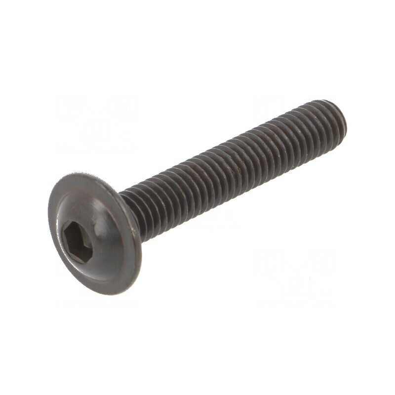 Şurub cu flanşă M6x35 cu cap buton imbus HEX 4mm din oţel | Electronic-mag.ro | Componente Electronice Şurub cu flanşă M6x35 cu cap buton imbus HEX 4mm din oţel | Electronic-mag.ro | Componente Electronice