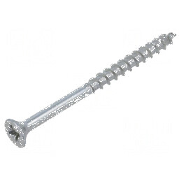Şurub lemn 6x80mm Cap îngropat Pozidriv PZ3 oţel zincat | Electronic-mag.ro | Componente Electronice