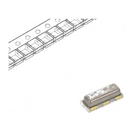 Rezonator ceramic 16MHz SMD 3,2x1,3x0,9mm ±0,07% 15pF | Electronic-mag.ro | Componente Electronice