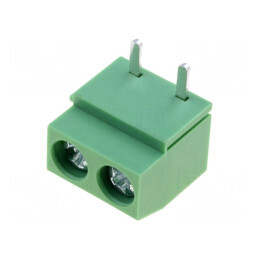 Regletă de conexiuni pentru PCB 5mm, 2 piste | Electronic-mag.ro | Componente Electronice