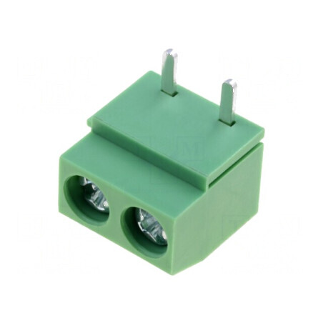 Regletă de conexiuni pentru PCB 5mm, 2 piste | Electronic-mag.ro | Componente Electronice