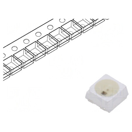 LED SMD 3535 Programabil RGB PLCC4 3,5x3,5mm 4,5-5,5V | Electronic-mag.ro | Componente Electronice