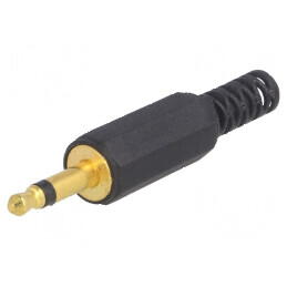 Conector Jack 3,5mm mufă tată mono cu manşon, 2 piste drept | Electronic-mag.ro | Componente Electronice