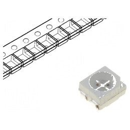 LED SMD 3528 PLCC4 Roșie/Galbenă 3,5x2,8x1,9mm 120° 20mA | Electronic-mag.ro | Componente Electronice
