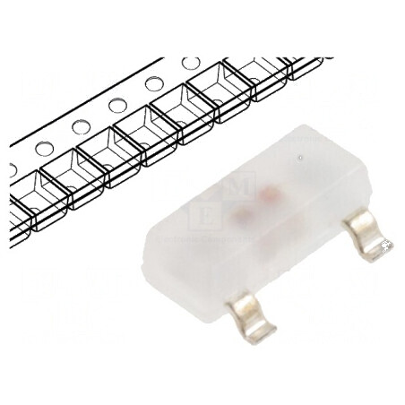 LED SMD SOT23 Roșie/Verde 3x1,3mm 20mA | Electronic-mag.ro | Componente Electronice