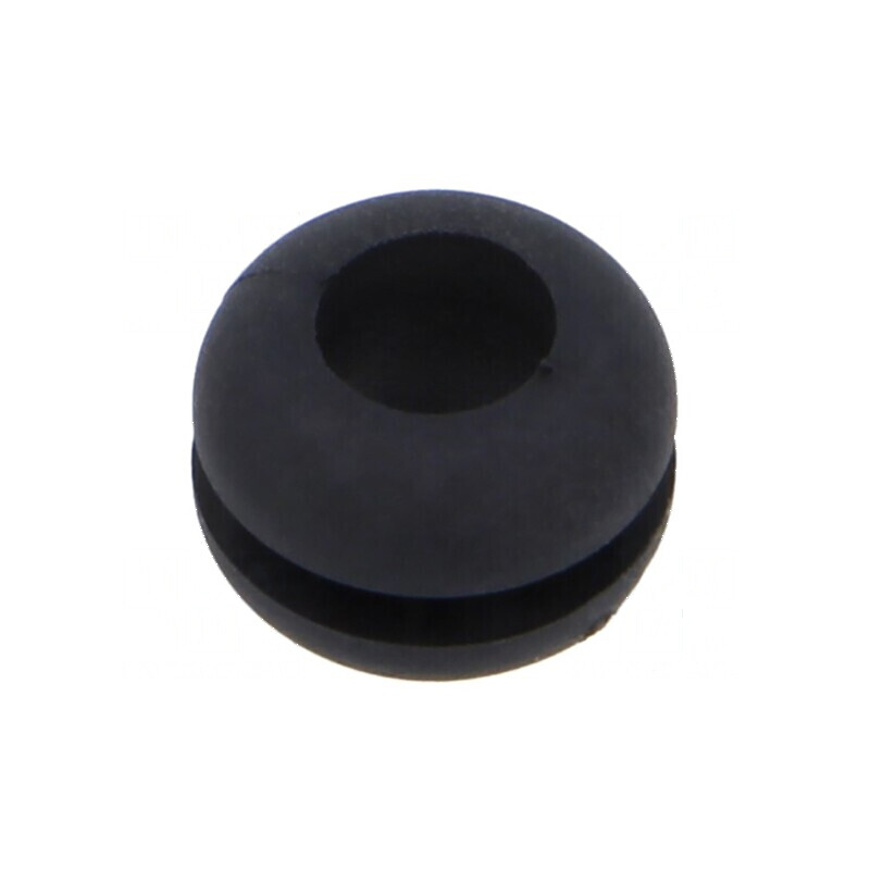 Manșon negru Øorif.mont 6,4mm Øorif 4,8mm -40÷135°C UL94HB | Electronic-mag.ro | Componente Electronice