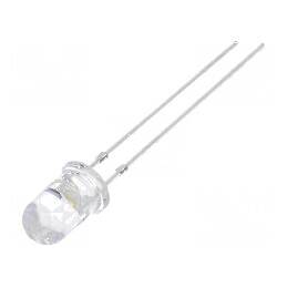 LED 5mm Alb Cald 14400mcd 15° Convex | Electronic-mag.ro | Componente Electronice