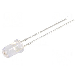 LED 5mm roșie convex 15° 2V-2.5V | Electronic-mag.ro | Componente Electronice