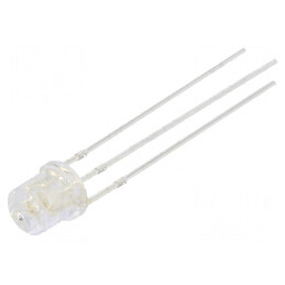 LED 5mm roșu/albastru 140° plat - Nr. term: 3 | Electronic-mag.ro | Componente Electronice