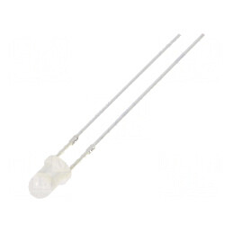 LED 3mm roșu/albastru 30° convex | Electronic-mag.ro | Componente Electronice