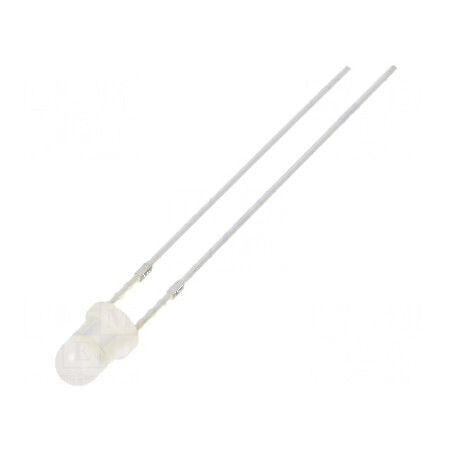 LED 3mm roșu/albastru 30° convex | Electronic-mag.ro | Componente Electronice