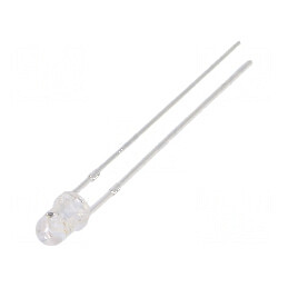 LED bicolor 3mm roșie/galbenă 30° 20mA lentilă transparentă | Electronic-mag.ro | Componente Electronice