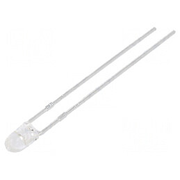 LED 3mm Albastru Convex 2100-3700mcd 30° | Electronic-mag.ro | Componente Electronice