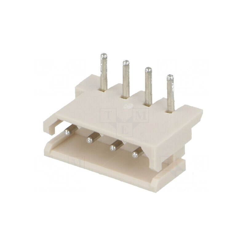Conector cablu-placă soclu tată Mini-SPOX 2,5mm 4 PIN THT 3A | Electronic-mag.ro | Componente Electronice