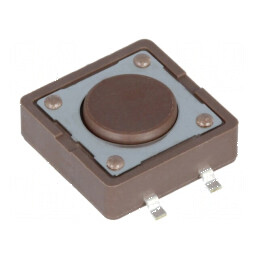 Microîntrerupător TACT SPST-NO 0,05A/12VDC SMT | Electronic-mag.ro | Componente Electronice