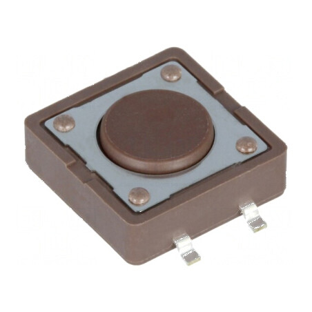 Microîntrerupător TACT SPST-NO 0,05A/12VDC SMT | Electronic-mag.ro | Componente Electronice
