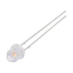 LED 3mm galben/albastru 30° convex, nr. term: 2 | Electronic-mag.ro | Componente Electronice