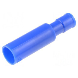 Terminal rotund mamă Ø 4mm 2mm² crimpat pe cablu izolat | Electronic-mag.ro | Componente Electronice
