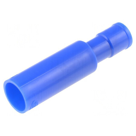 Terminal rotund mamă Ø 4mm 2mm² crimpat pe cablu izolat | Electronic-mag.ro | Componente Electronice