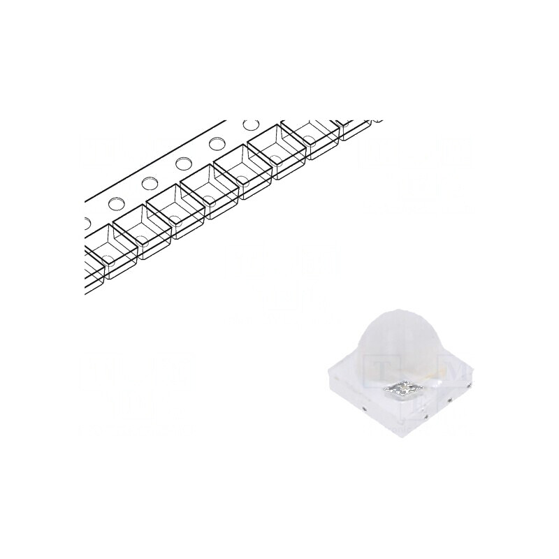 Emițător IR 830÷850nm transparent SMD 280÷450mW 50° | Electronic-mag.ro | Componente Electronice