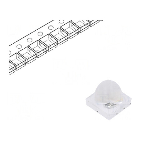 Emițător IR 830÷850nm transparent SMD 280÷450mW 50° | Electronic-mag.ro | Componente Electronice