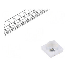 Emiţător IR 830-850nm SMD transparent 280-450mW 120° | Electronic-mag.ro | Componente Electronice