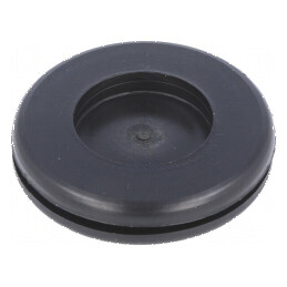 Manşon PVC cu cap adâncit Ø 25,5mm, Ø orif: 19mm | Electronic-mag.ro | Componente Electronice