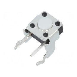 Microîntrerupător TACT SPST-NO 0,05A/24VDC THT | Electronic-mag.ro | Componente Electronice
