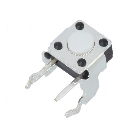 Microîntrerupător TACT SPST-NO 0,05A/24VDC THT | Electronic-mag.ro | Componente Electronice