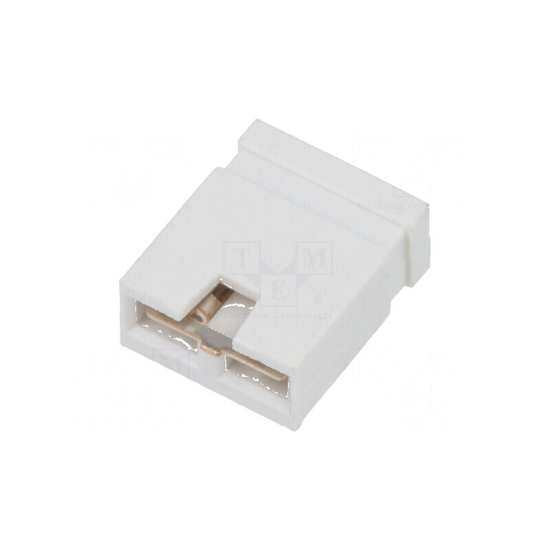 Conector cablu-placă jumper mamă Mini-Jump 2,54mm PIN 2 albă | Electronic-mag.ro | Componente Electronice Conector cablu-placă jumper mamă Mini-Jump 2,54mm PIN 2 albă | Electronic-mag.ro | Componente Electronice