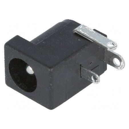 Conector alimentare DC 5,5/2,5mm soclu tată THT | Electronic-mag.ro | Componente Electronice