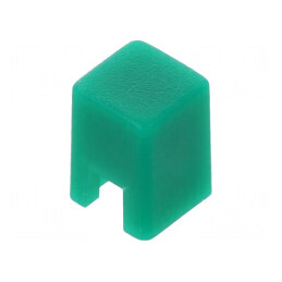 Tastă cu împingere pătrată verde 5,5mm - 25÷70°C | Electronic-mag.ro | Componente Electronice