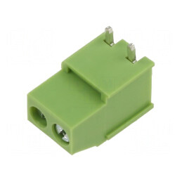 Regletă de conexiuni 5mm pentru PCB - 2 piste | Electronic-mag.ro | Componente Electronice