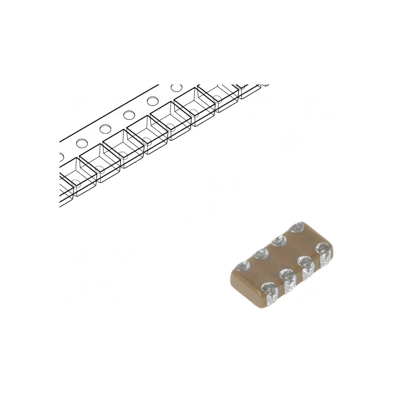 Condensator ceramic MLCC 100nF 16V X7R ±10% SMD 0612 | Electronic-mag.ro | Componente Electronice