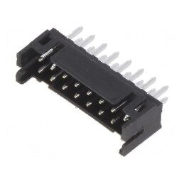 Conector PCB-cablu DF11 16 pini Pas 2mm THT | Electronic-mag.ro | Componente Electronice