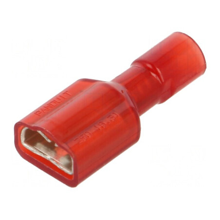 Terminal plat 6,3mm 0,8mm mamă crimpat pentru cablu 0,5-1mm² | Electronic-mag.ro | Componente Electronice