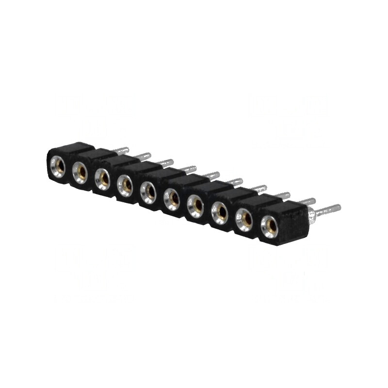 Conector şiruri pini soclu mamă 10 contacte întoarse | Electronic-mag.ro | Componente Electronice